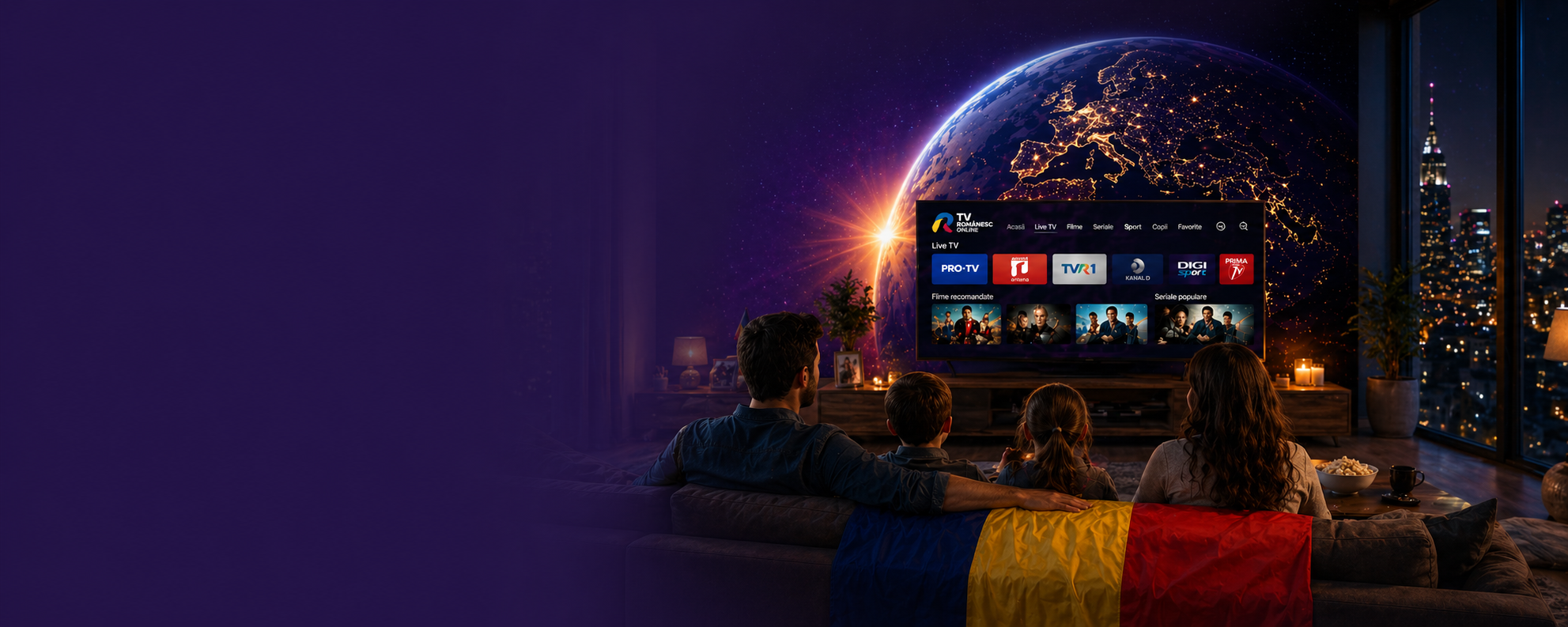 Aplicatii IPTV Romania pentru Smart TV telefon Android Box Fire Stick