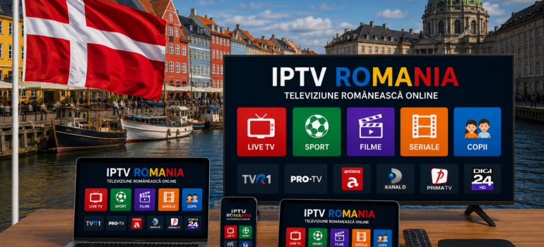 IPTV Romania in Danemarca cu televiziune românească online pe Smart TV pentru românii din diaspora