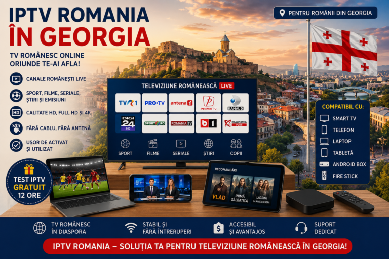 IPTV Romania in Georgia TV romanesc online pe Smart TV si Android Box