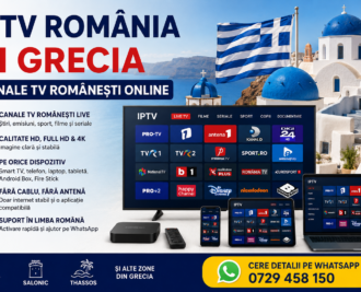 IPTV Romania in Grecia cu canale TV romanesti online pe Smart TV