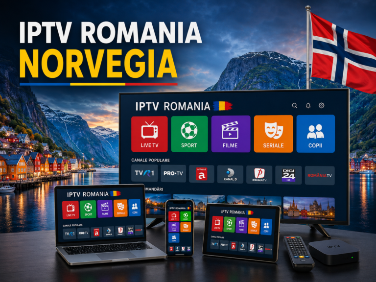 IPTV Romania in Norvegia cu TV românesc online pe Smart TV pentru românii din diaspora