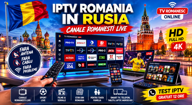IPTV Romania in Rusia canale romanesti live pe Smart TV si Android Box