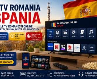 IPTV Romania Spania pe Smart TV cu canale TV romanesti online HD si 4K