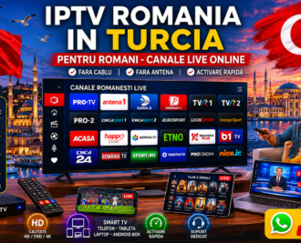 IPTV Romania in Turcia canale live online pe Smart TV si Android Box