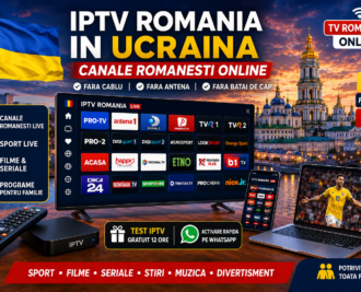 IPTV Romania in Ucraina canale romanesti online pe Smart TV si Android Box