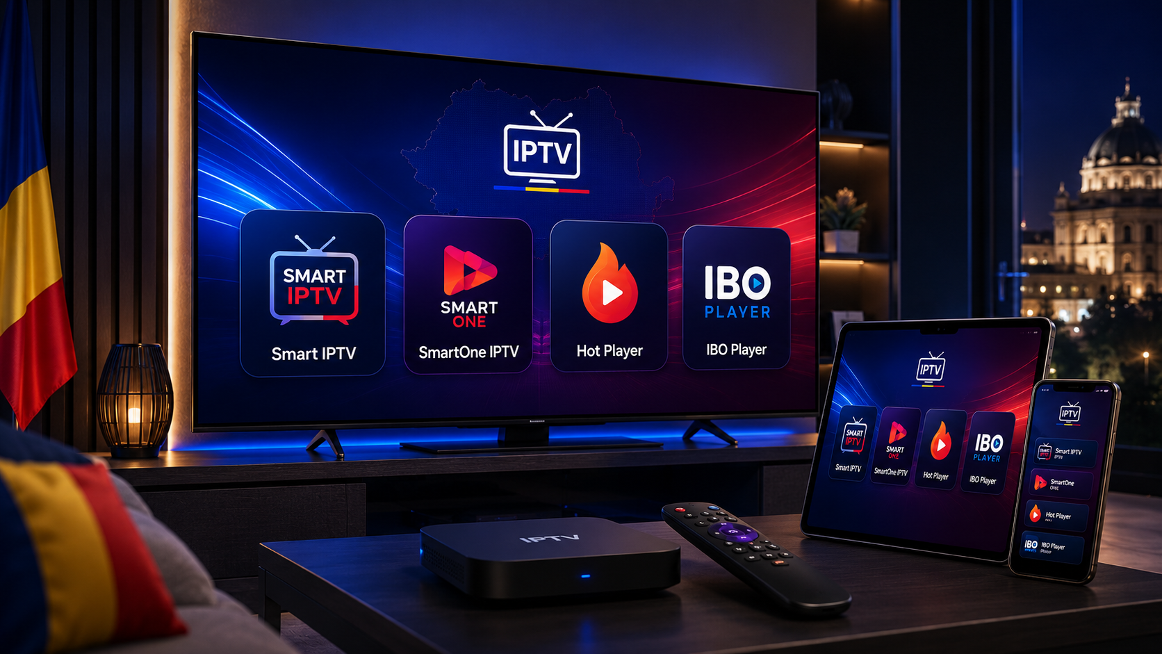 aplicatii IPTV recomandate pentru Smart TV Android Box Fire Stick telefon si laptop