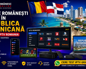 Canale romanesti online in Republica Dominicana prin IPTV Romania pentru diaspora pe Smart TV, telefon, tableta si laptop