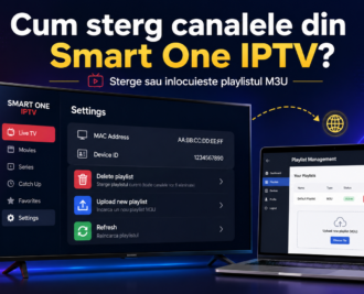 Cum sterg canalele din Smart One IPTV prin stergerea sau inlocuirea listei playlist M3U