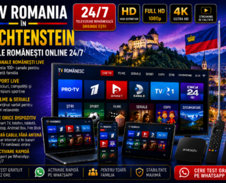 IPTV Romania in Liechtenstein cu canale romanesti online 24/7 pe Smart TV, telefon, tableta si laptop