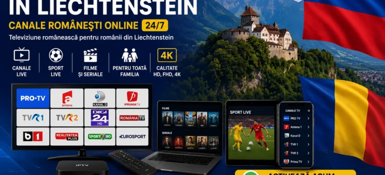 IPTV Romania in Liechtenstein canale romanesti online pe Smart TV telefon laptop si Android Box