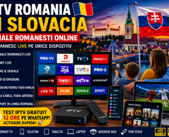 IPTV Romania in Slovacia canale romanesti online pe Smart TV