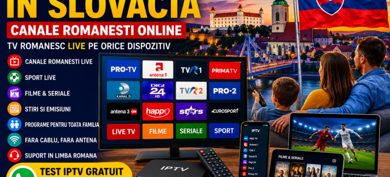 IPTV Romania in Slovacia canale romanesti online pe Smart TV
