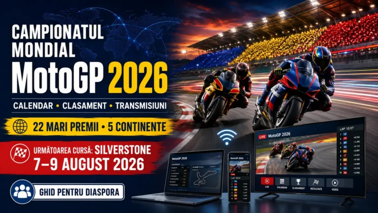 Campionatul Mondial MotoGP 2026 – calendar, clasament și transmisiuni pentru diaspora