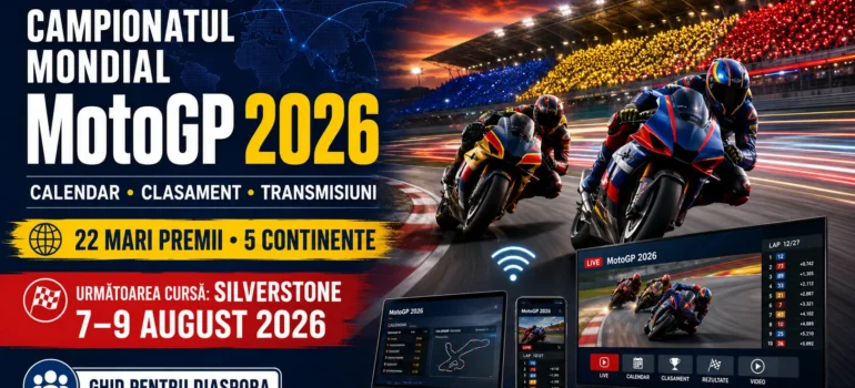 Campionatul Mondial MotoGP 2026 – calendar, clasament și transmisiuni pentru diaspora