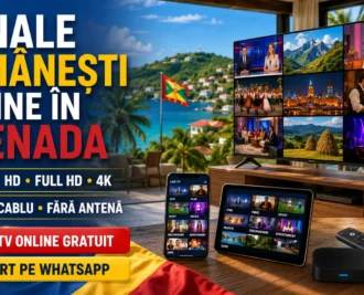 Canale romanesti online in Grenada pe Smart TV, telefon și tabletă, fără cablu și fără antenă