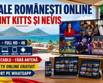 Canale romanesti online in Saint Kitts si Nevis pe Smart TV, telefon, laptop, tabletă și Android Box