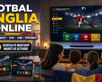 Fotbal Anglia online si televiziune romaneasca prin internet pentru romanii din diaspora pe Smart TV telefon si laptop